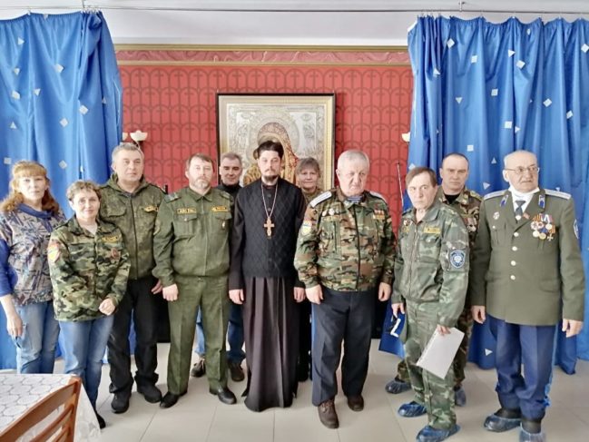 Съезд казаков хутора Орского.