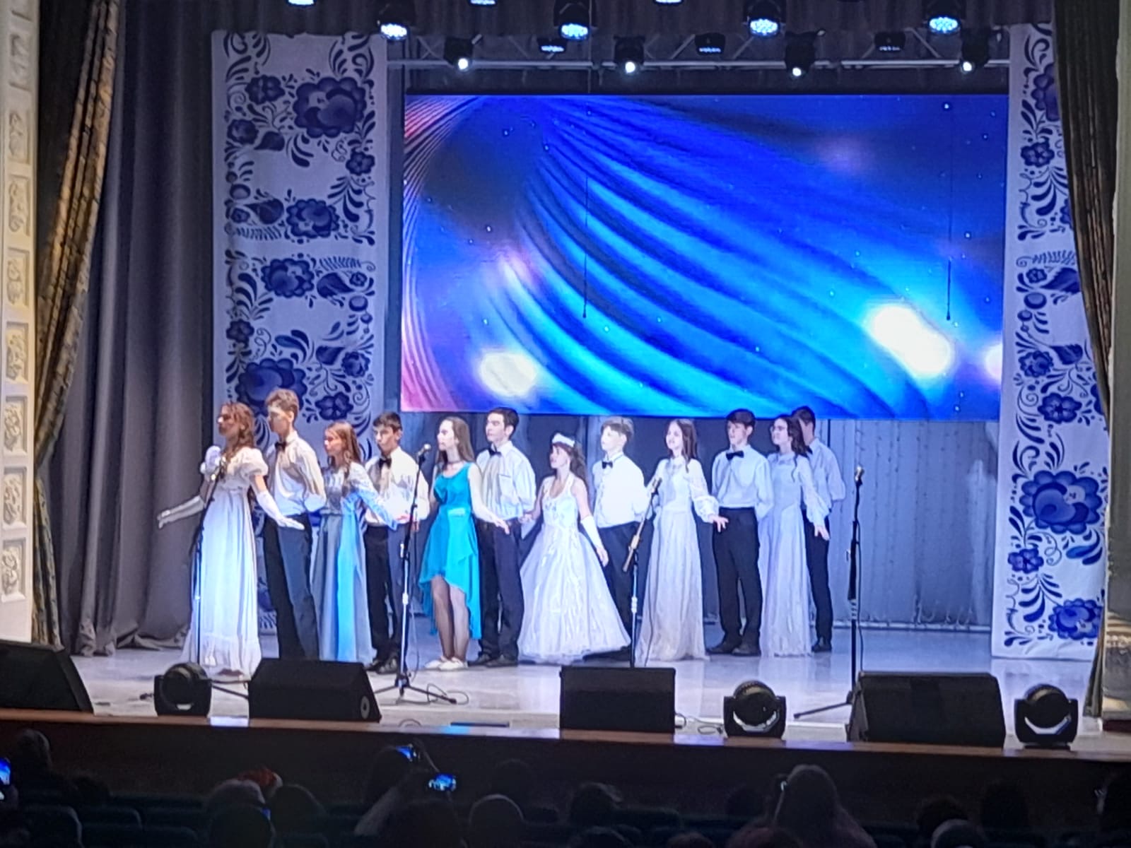 Рождественский концерт в Дворце Культуры.
