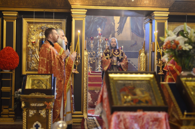 Престольный праздник великомученика Георгия Победоносца.