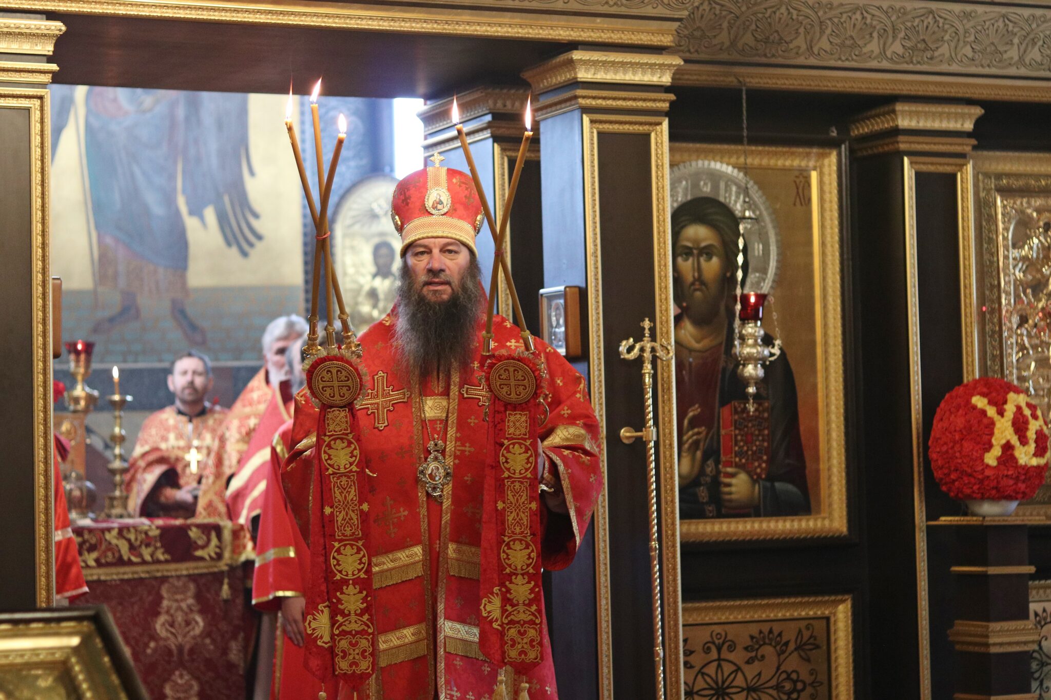 Престольный праздник святого великомученика и Победоносца Георгия.