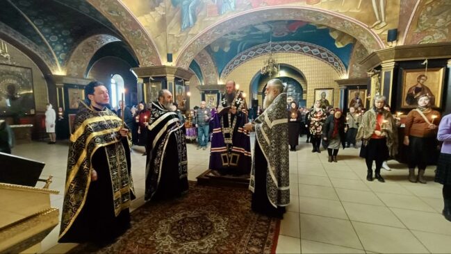 Стояние преподобной Марии Египетской.