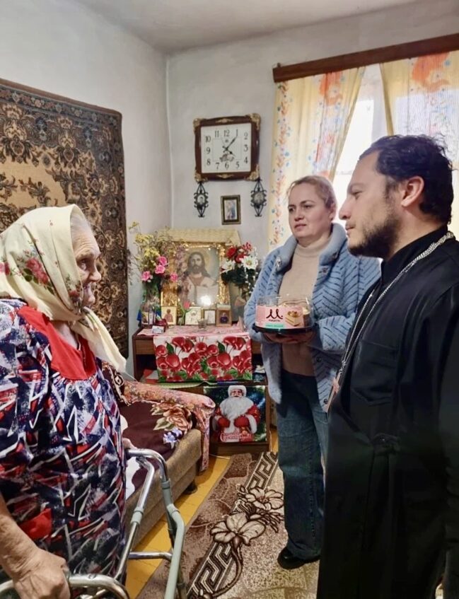 Поздравление прихожан Ударника с Пасхой.